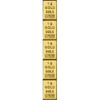 Goldtafel 5 x 1g Gold Tafelbarren kaufen