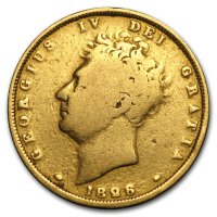 Gold Sovereign von 1826 - Avers
