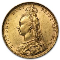 Avers von 1887: Königin Victoria