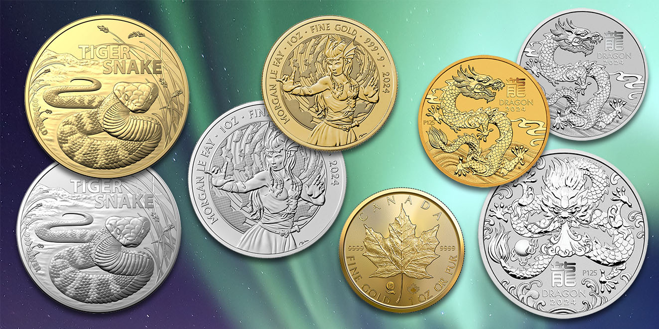 Neue Gold- und Silberbullionmünzen im November 2023